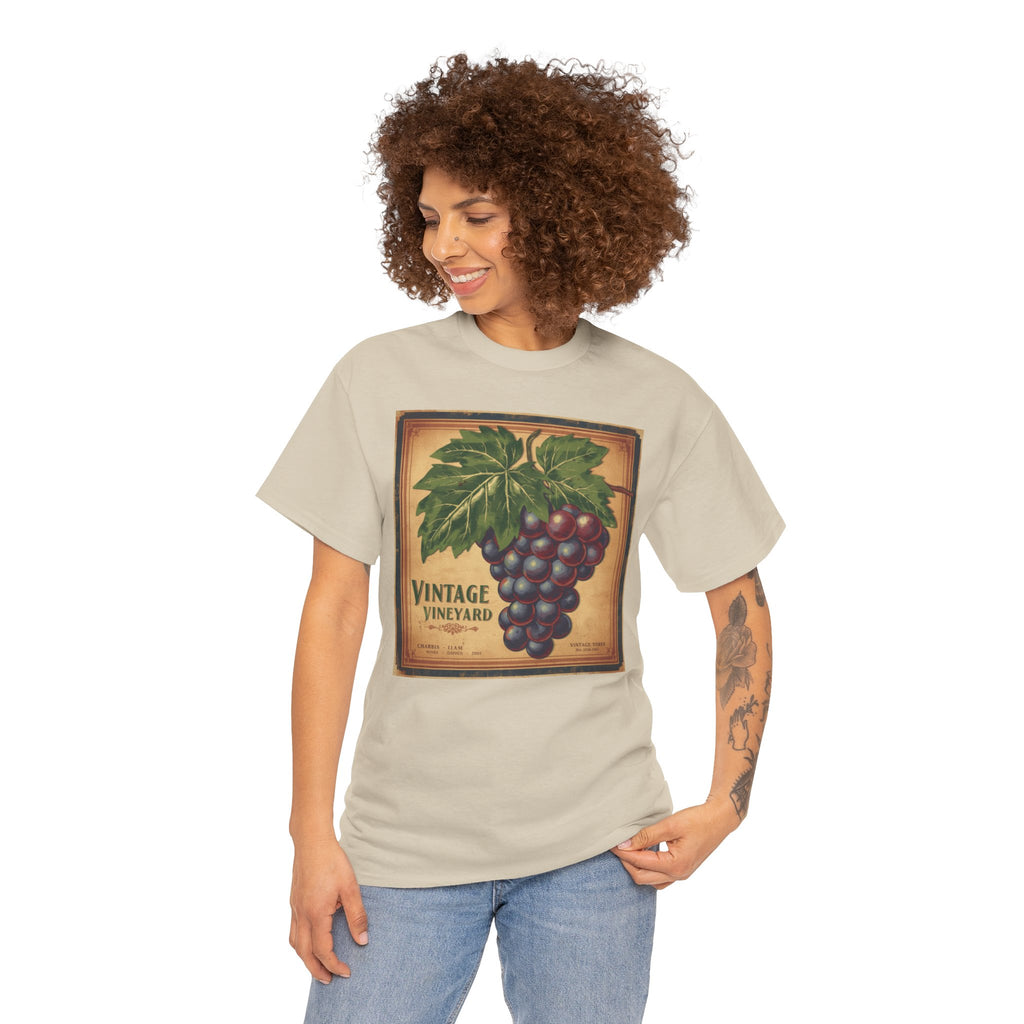 Vintage Vineyard Unisex Heavy Cotton Tee