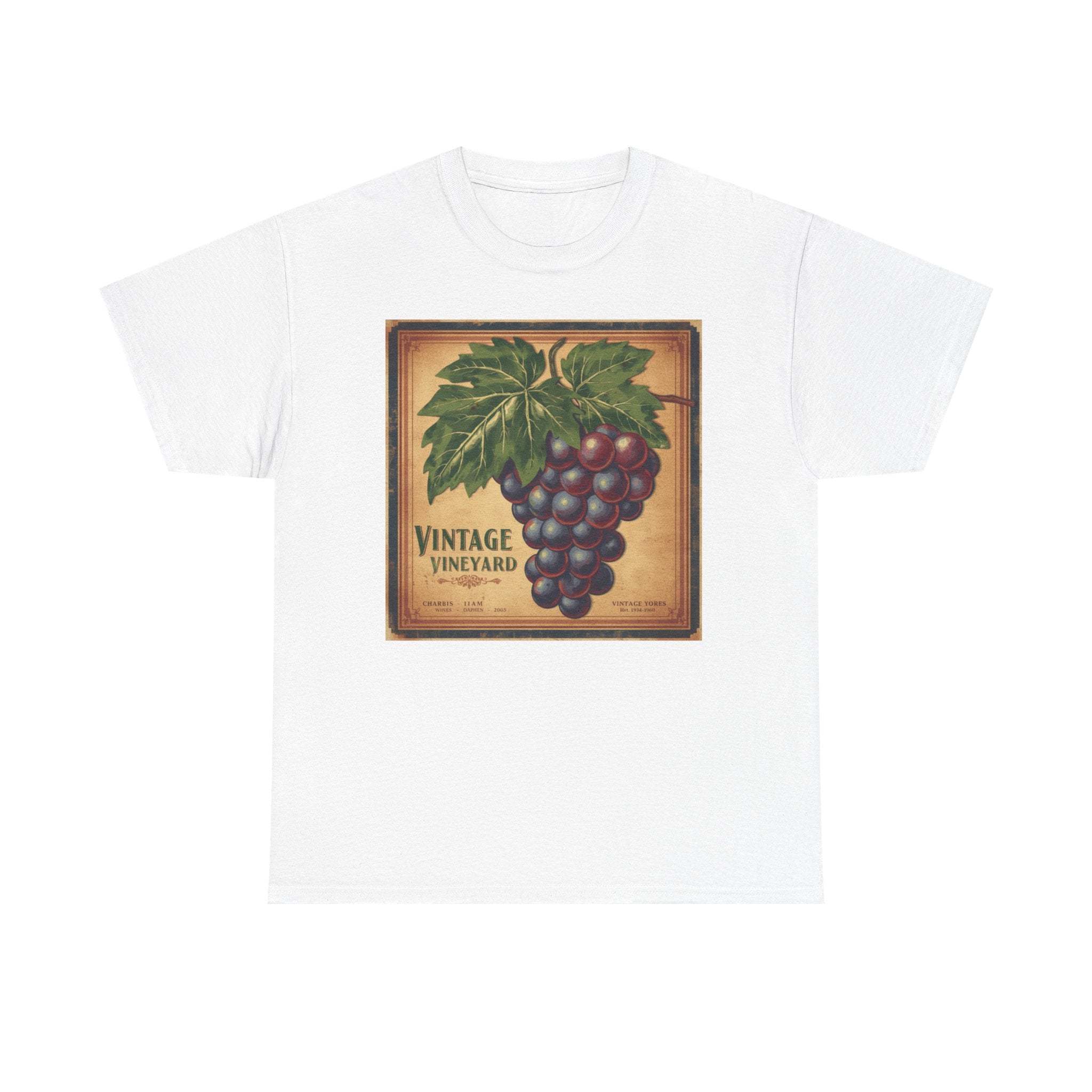 Vintage Vineyard Unisex Heavy Cotton Tee