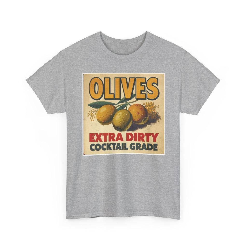 Extra Dirty Olives Unisex Heavy Cotton Tee