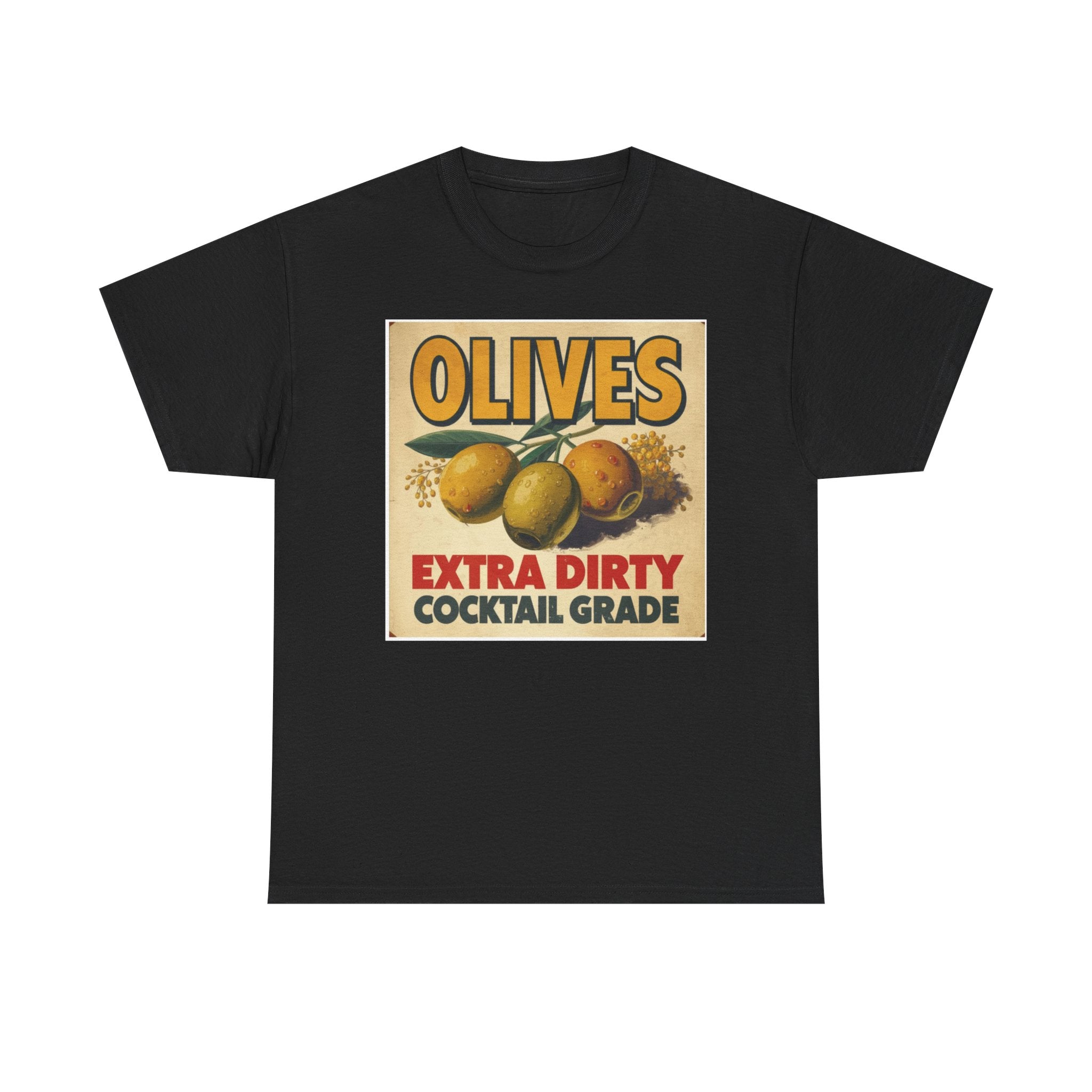 Extra Dirty Olives Unisex Heavy Cotton Tee