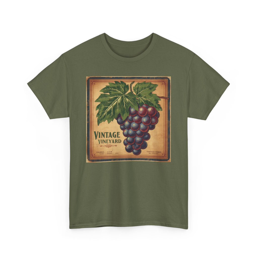 Vintage Vineyard Unisex Heavy Cotton Tee