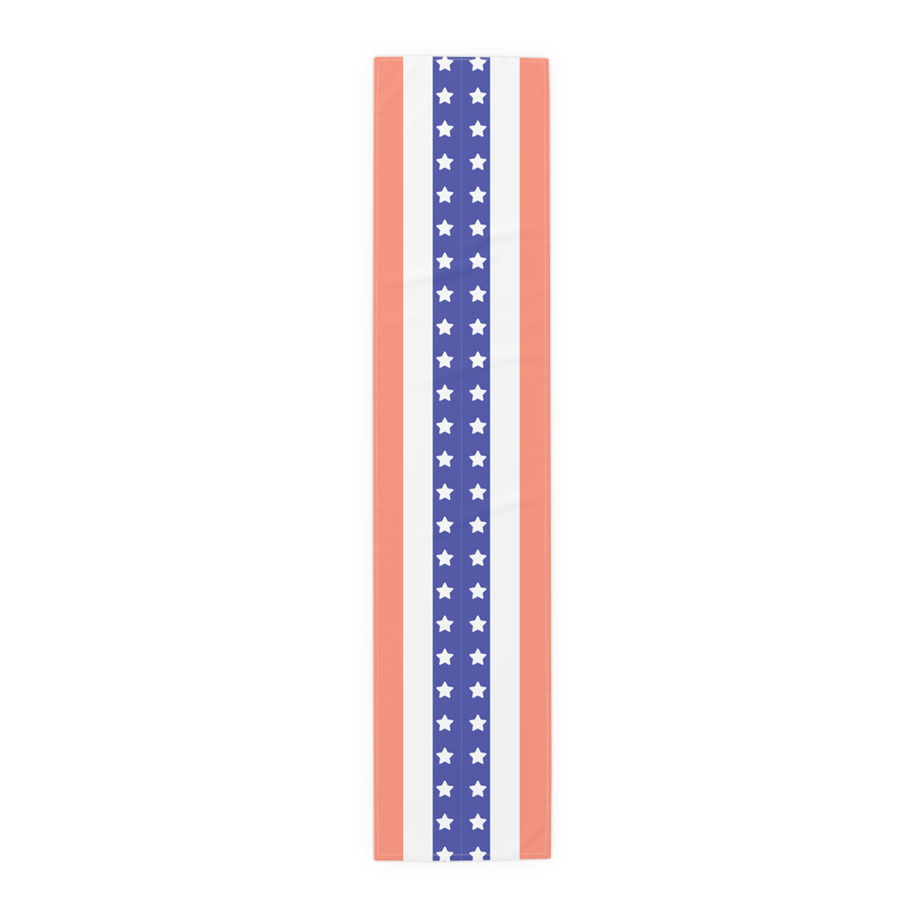 Stars And Stripes Table Runner, Patriotic Table Runner, Fourth of July Decor