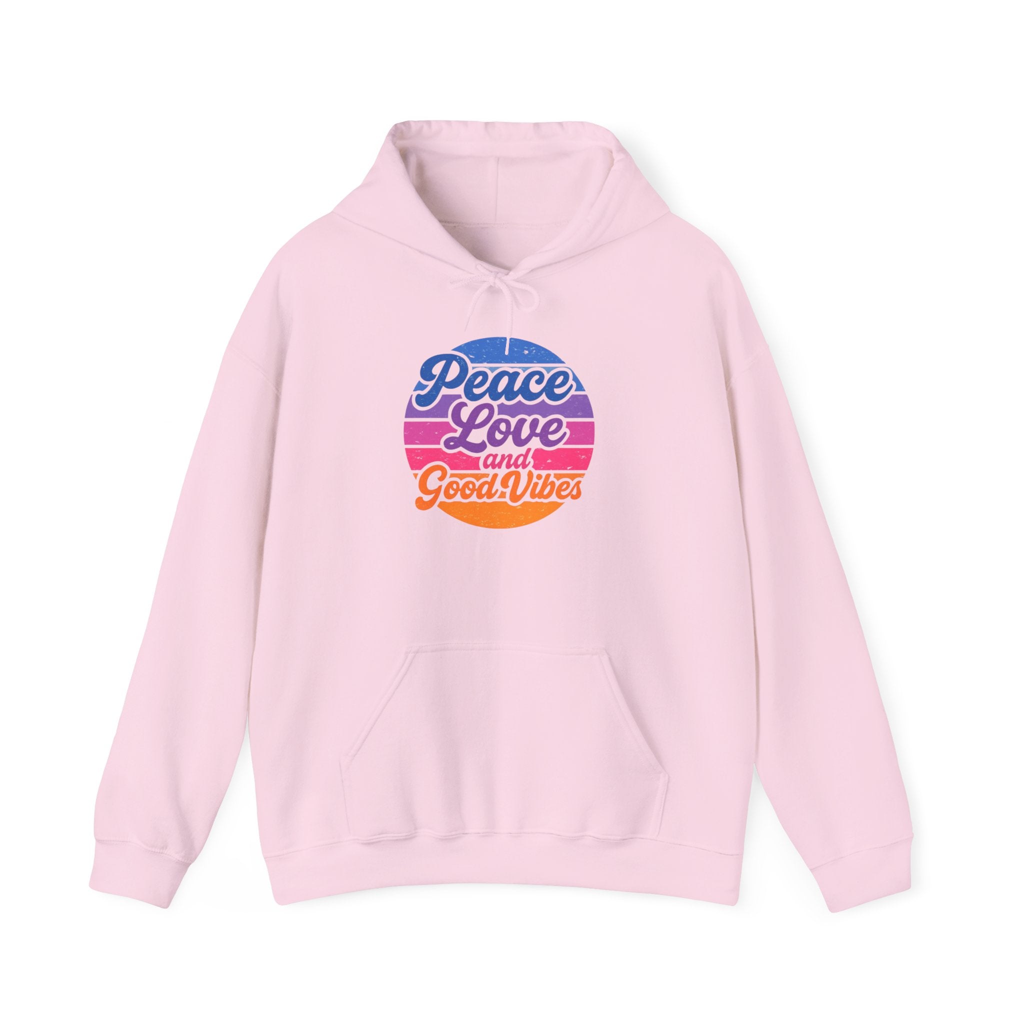 Peace Love and Good Vibes Hooded Sweatshirt