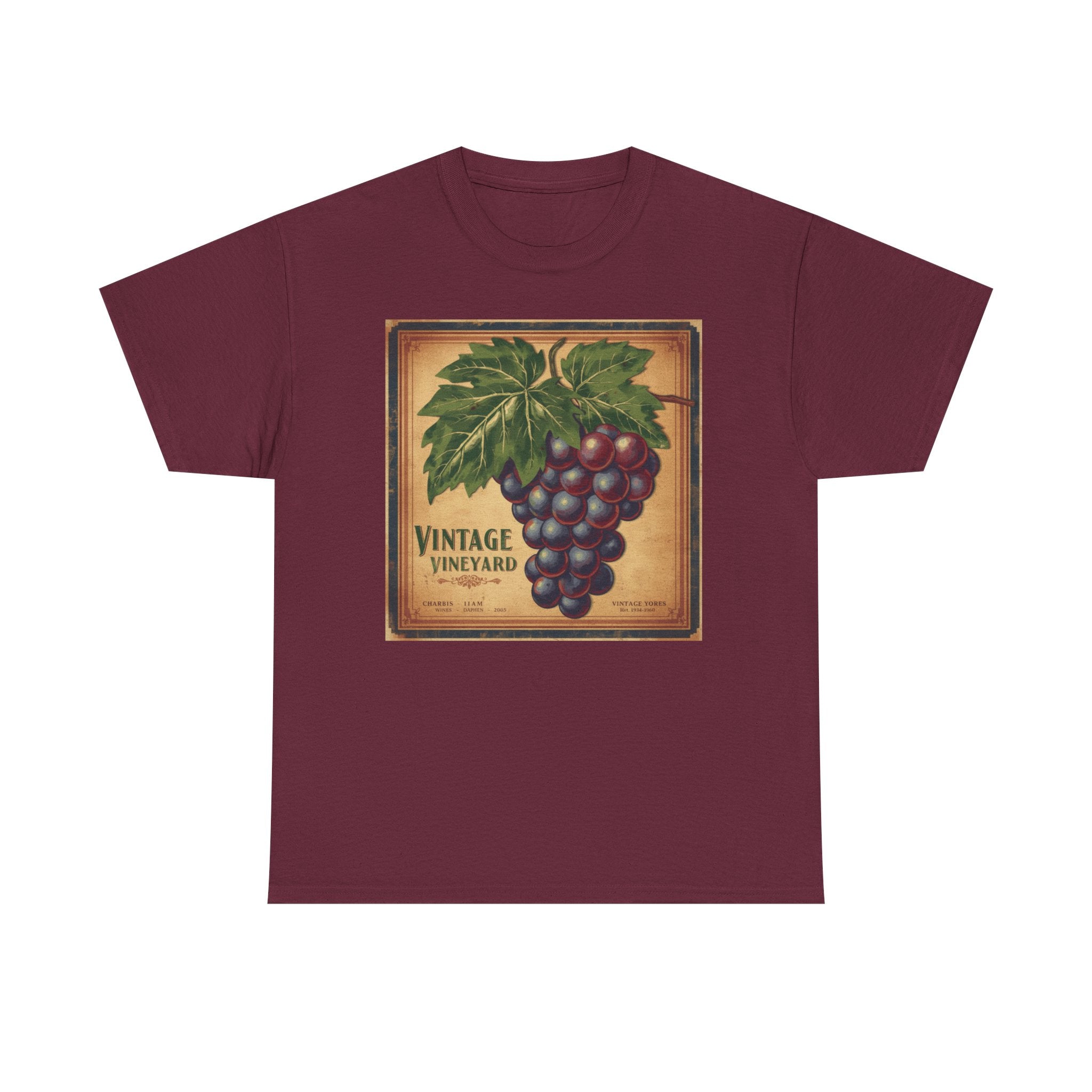 Vintage Vineyard Unisex Heavy Cotton Tee