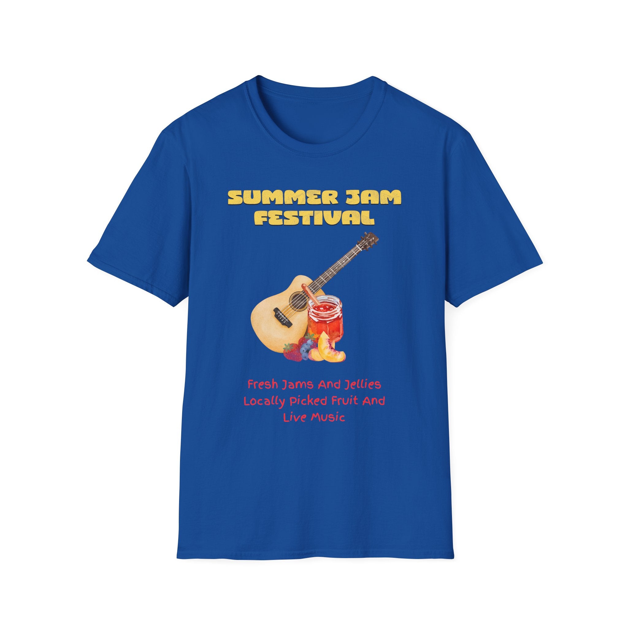 Summer Jam Festival Shirt, Vintage Advertisement Graphic Tee, Unisex Softstyle T-Shirt
