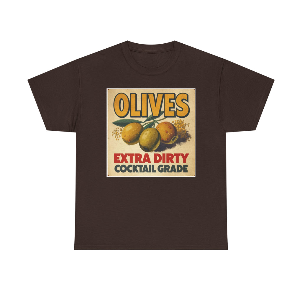 Extra Dirty Olives Unisex Heavy Cotton Tee