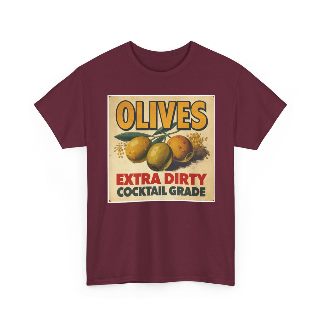 Extra Dirty Olives Unisex Heavy Cotton Tee