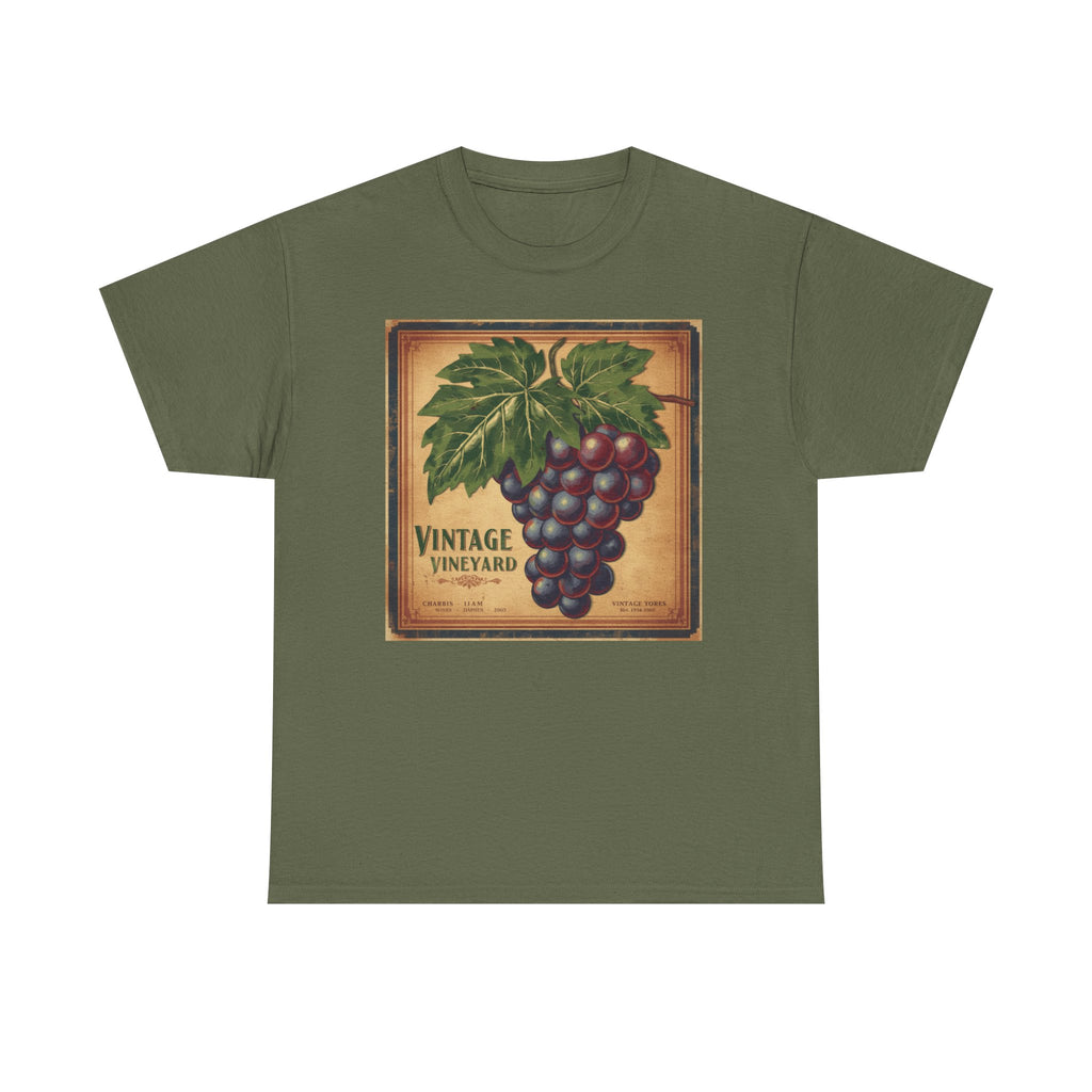 Vintage Vineyard Unisex Heavy Cotton Tee