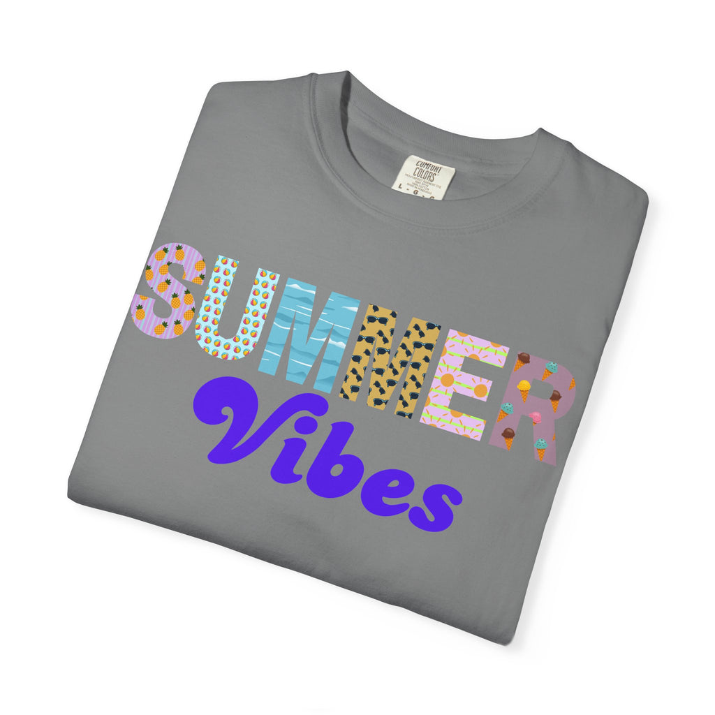 Comfort Colors Summer Vibes Tshirt, Trendy Summer Shirt, Summer Shirt, Beach Tee, 2026 Trendy Women's Shirt, Unisex Garment-Dyed T-shirt