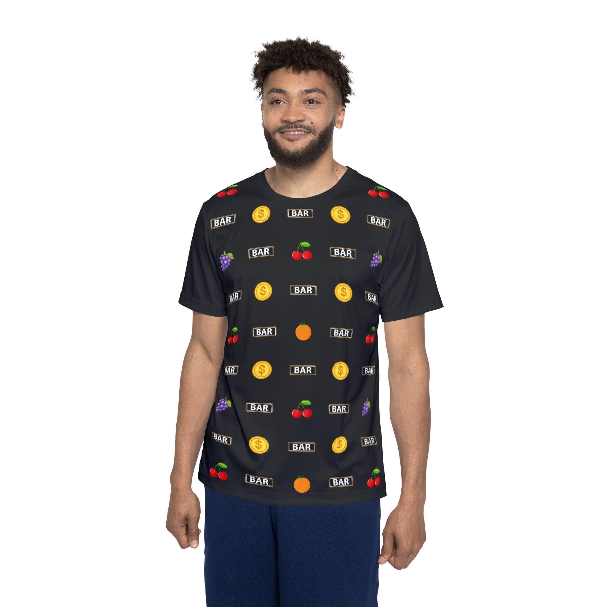 Fruit Slots Shirt, Men's AOP Sports Jersey