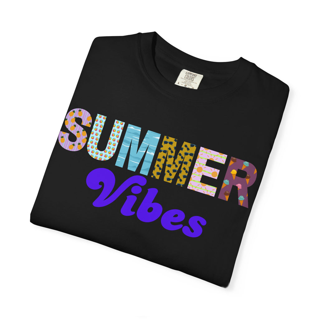 Comfort Colors Summer Vibes Tshirt, Trendy Summer Shirt, Summer Shirt, Beach Tee, 2026 Trendy Women's Shirt, Unisex Garment-Dyed T-shirt