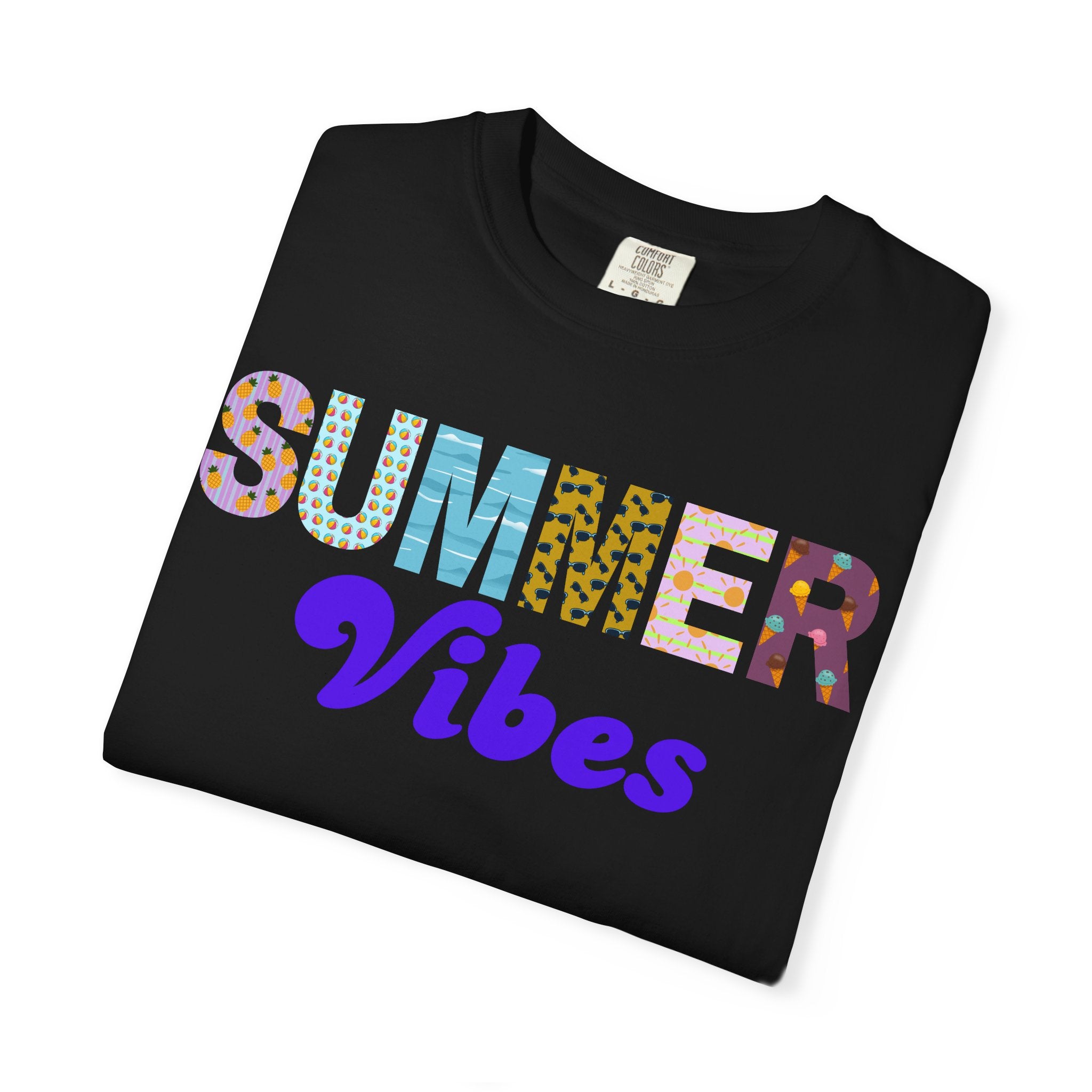 Comfort Colors Summer Vibes Tshirt, Trendy Summer Shirt, Summer Shirt, Beach Tee, 2026 Trendy Women's Shirt, Unisex Garment-Dyed T-shirt