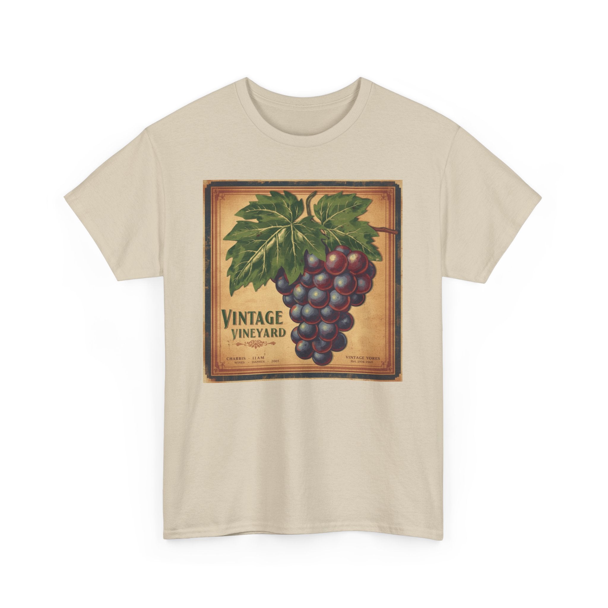 Vintage Vineyard Unisex Heavy Cotton Tee