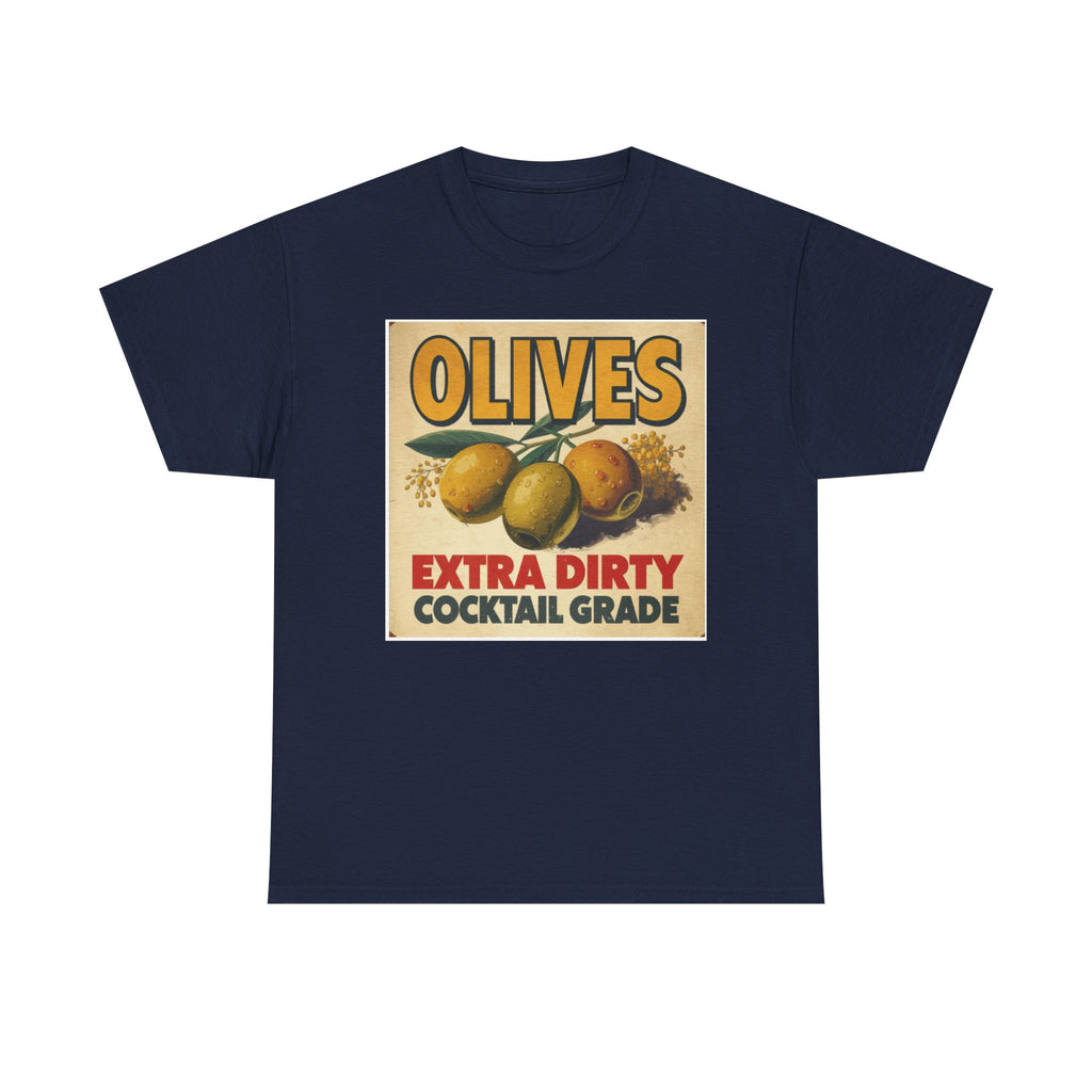Extra Dirty Olives Unisex Heavy Cotton Tee
