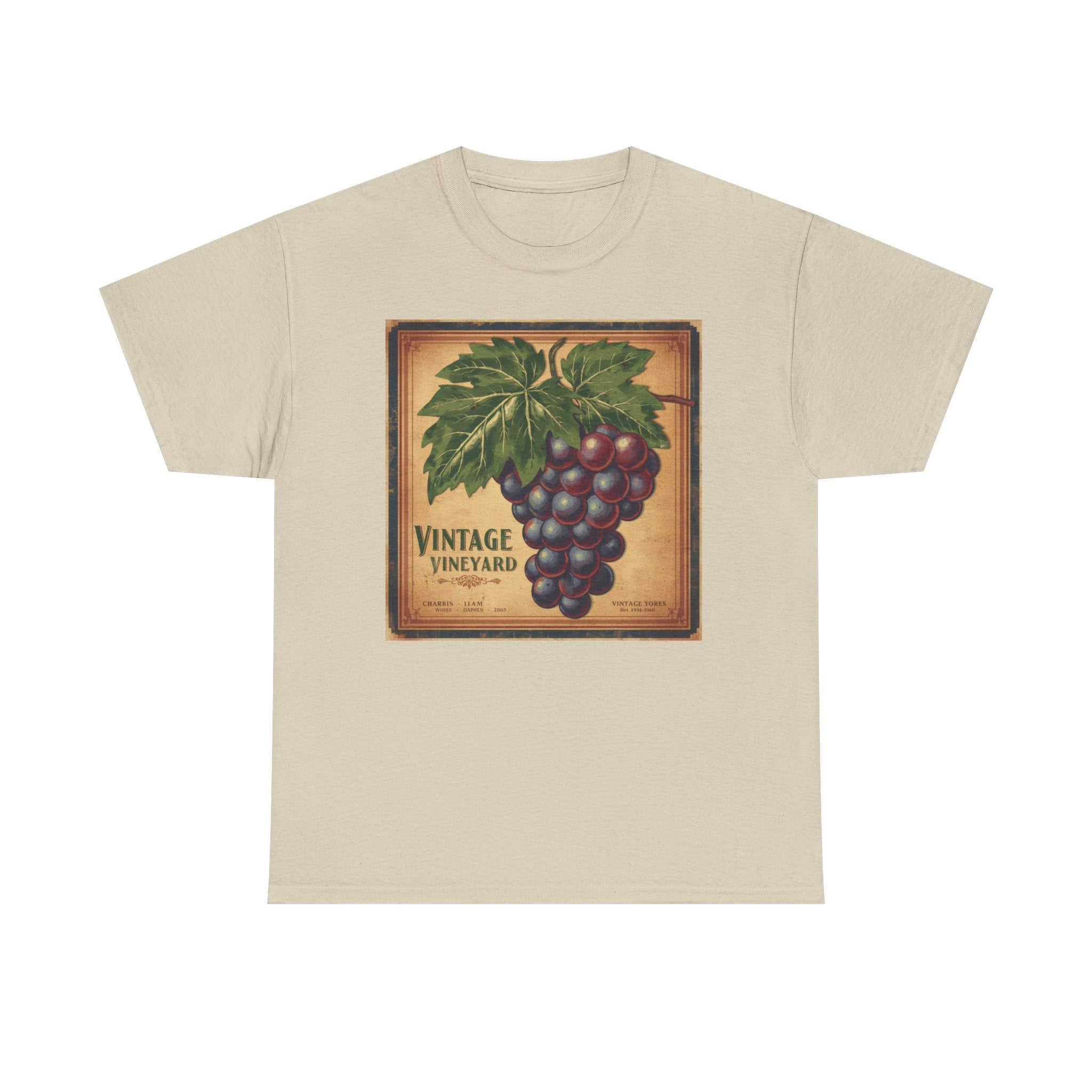 Vintage Vineyard Unisex Heavy Cotton Tee