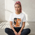 Talk to the Paw Funny Cat Heavy Cotton Tee