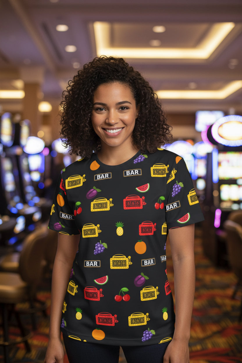 Fruit Slots AOP Shirt, Men's Sports Jersey (AOP)