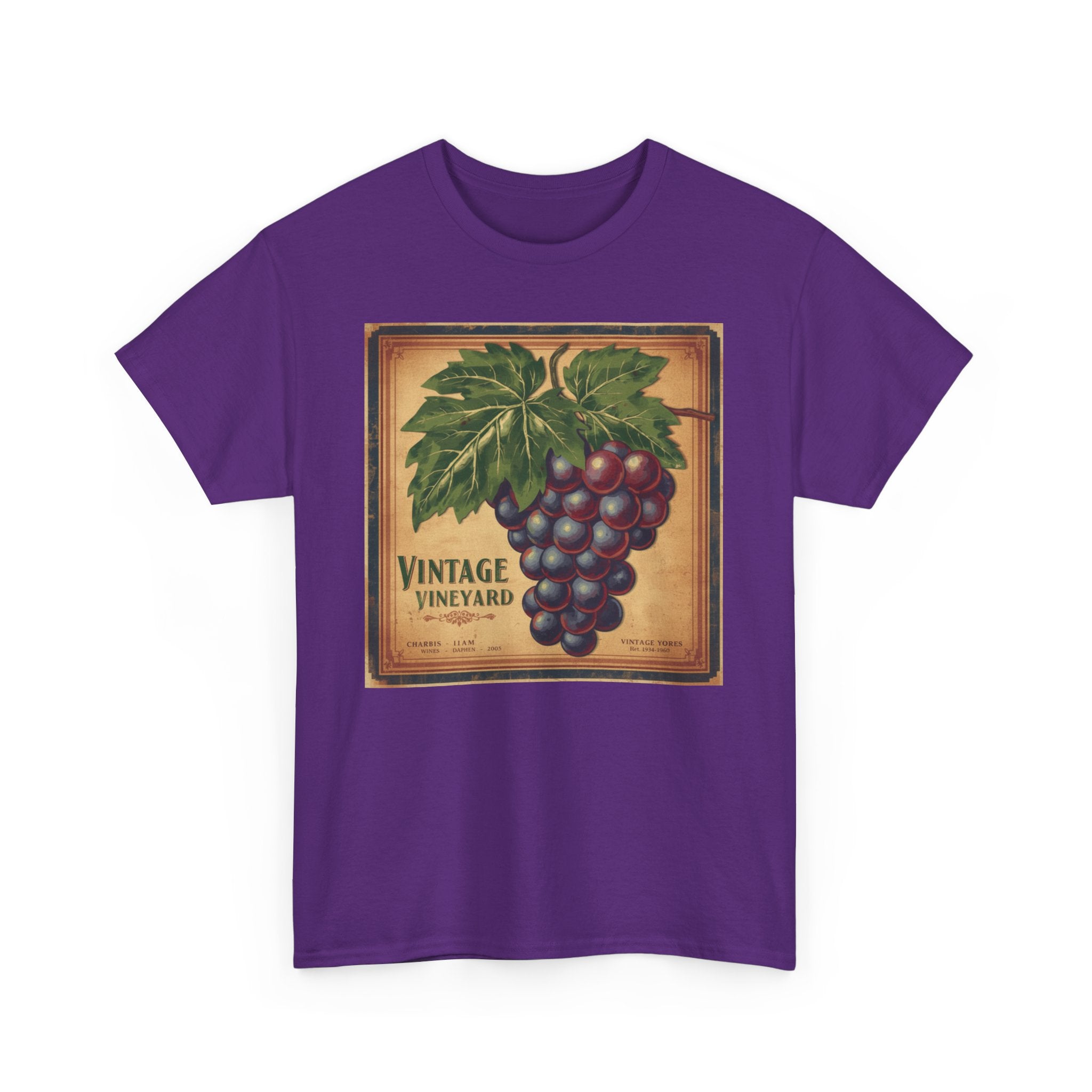 Vintage Vineyard Unisex Heavy Cotton Tee