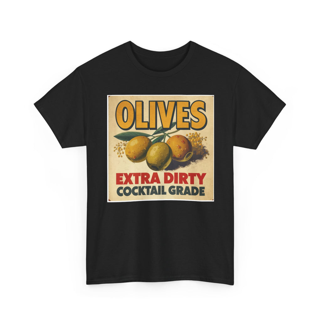 Extra Dirty Olives Unisex Heavy Cotton Tee