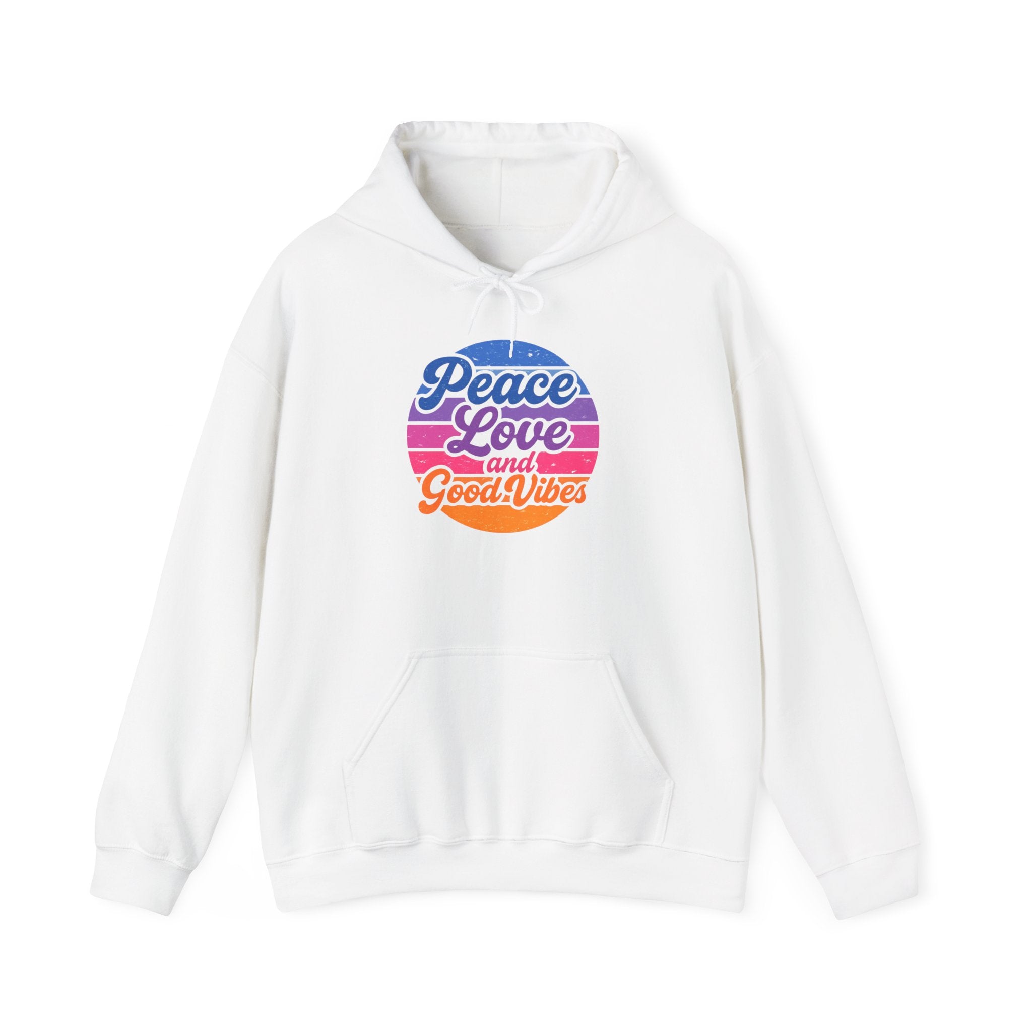 Peace Love and Good Vibes Hooded Sweatshirt