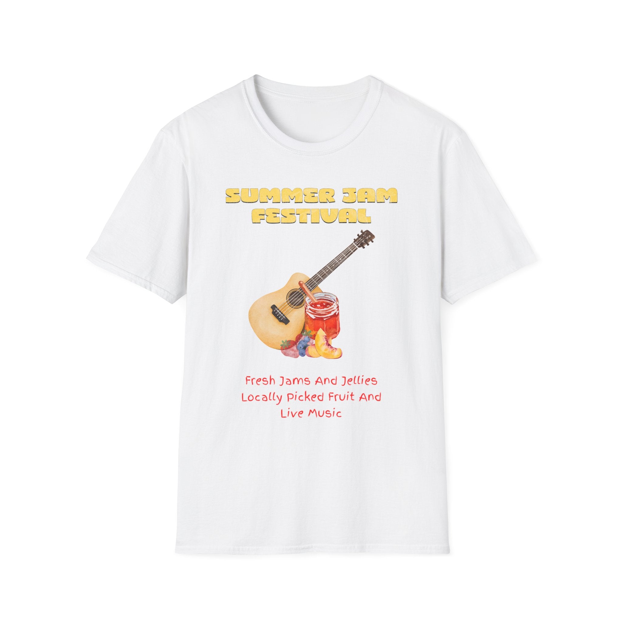 Summer Jam Festival Shirt, Vintage Advertisement Graphic Tee, Unisex Softstyle T-Shirt