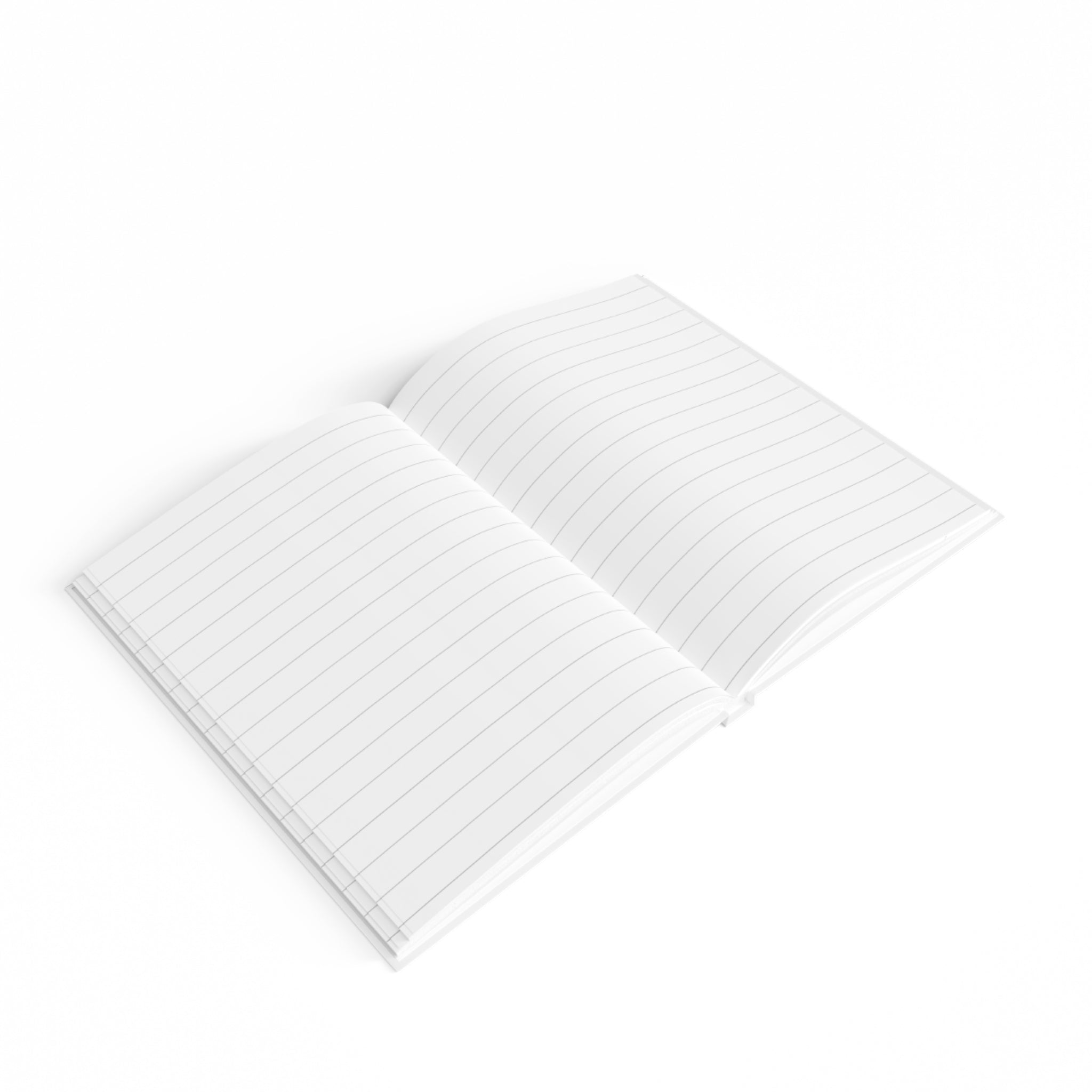 Personalized Journal With Floral Cover, Ruled Line Journal With Personalizable Text