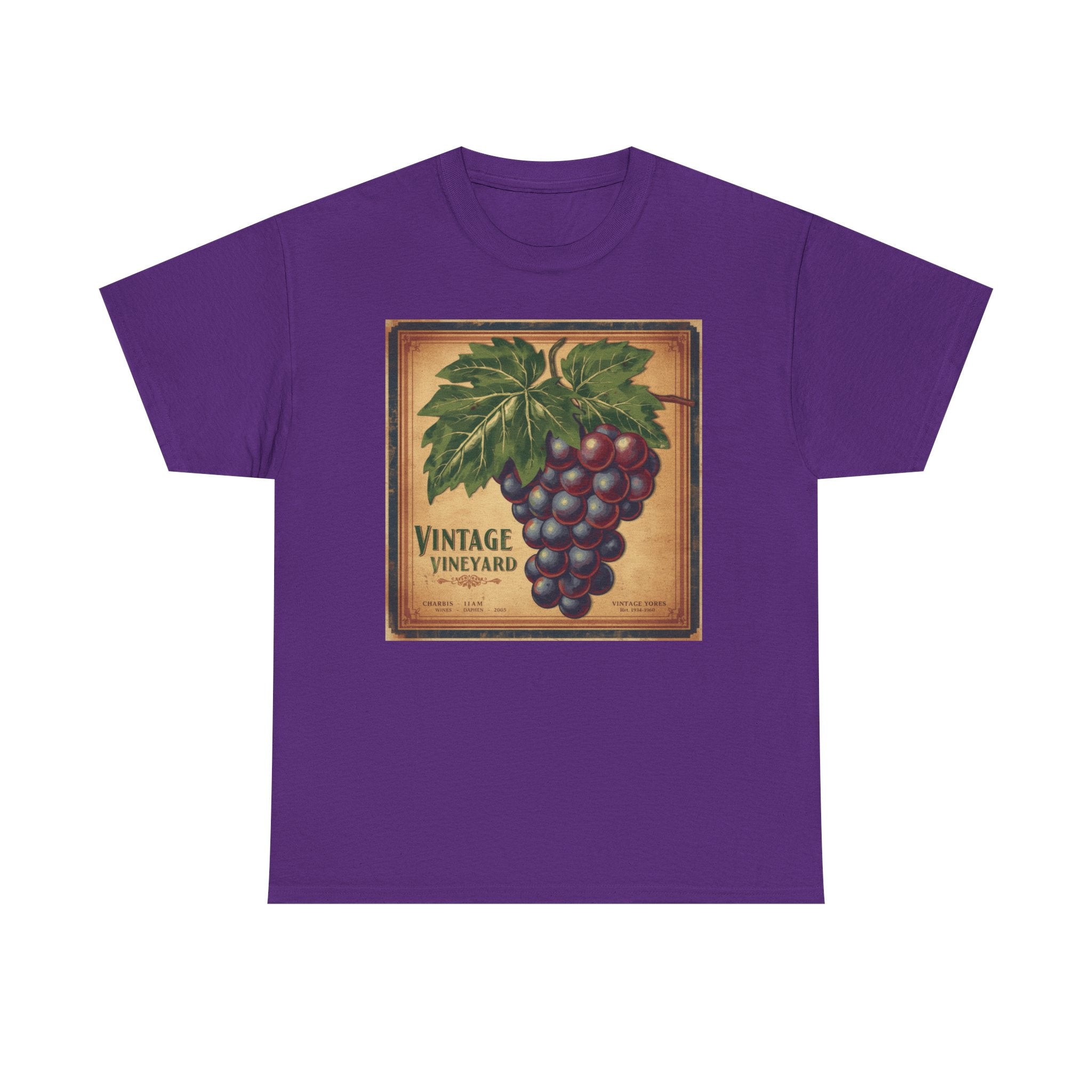 Vintage Vineyard Unisex Heavy Cotton Tee