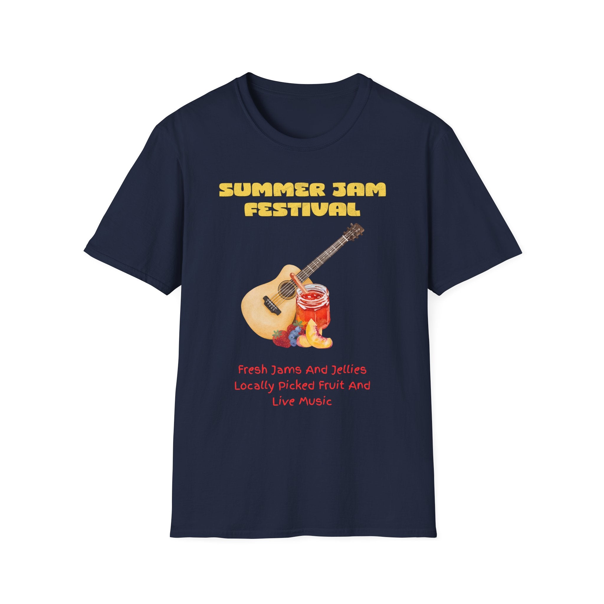 Summer Jam Festival Shirt, Vintage Advertisement Graphic Tee, Unisex Softstyle T-Shirt