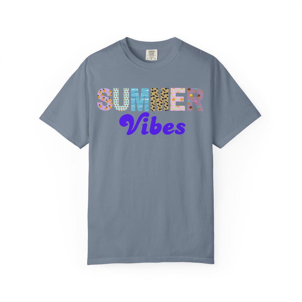 Comfort Colors Summer Vibes Tshirt, Trendy Summer Shirt, Summer Shirt, Beach Tee, 2026 Trendy Women's Shirt, Unisex Garment-Dyed T-shirt