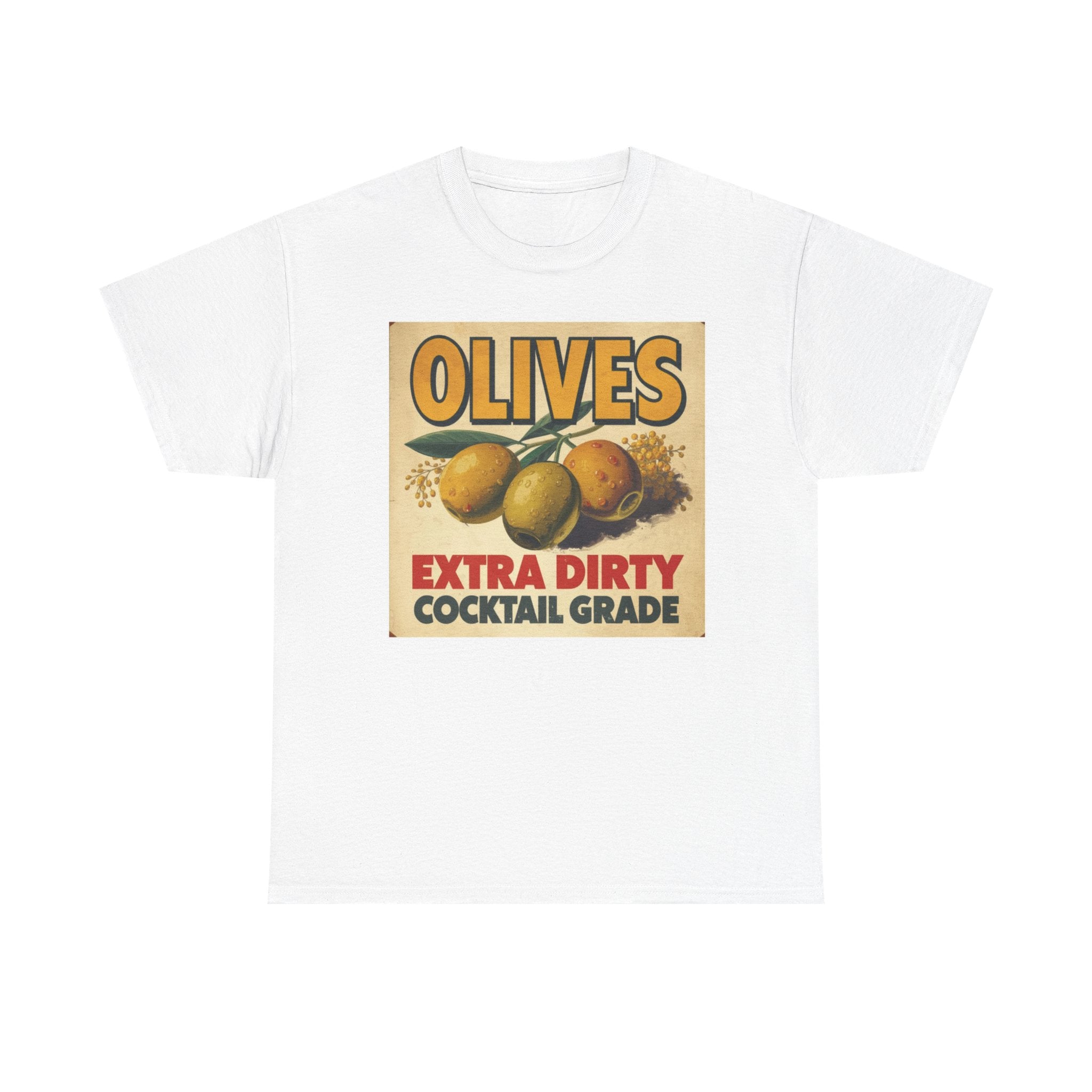 Extra Dirty Olives Unisex Heavy Cotton Tee